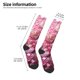 thumbnail image 2 of Fotbe Pink Glitter Heart Candy Calcetas Divertidas Estampadas para Hombre y Mujer, Calcetas de Algodón hasta la Rodilla para Caminar, Correr, Enfermería y Embarazo, 2 of 6