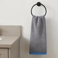 thumbnail image 2 of Unique Bargains Cotton Solid Absorbent Durable Soft Hand Towels Grey 29" x 13", 2 of 8