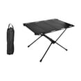 thumbnail image 4 of Almencla Table de Camping Pliable Légère Table Extérieure pour Pêche BBQ Randonnée Noir, 4 of 8