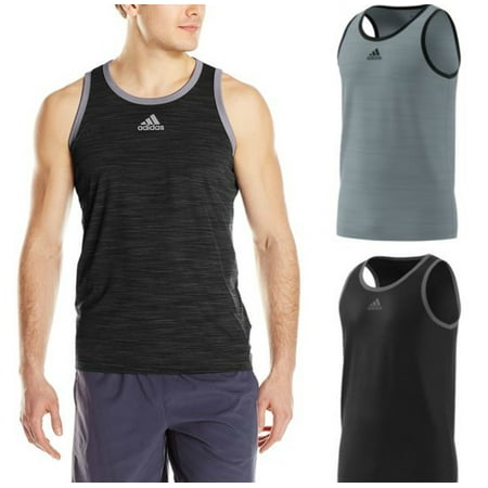 - adidas Performance Men's Basketball Heathered Tank Top