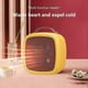 thumbnail image 4 of Space Heater, Battery Powered Compact Electric Mini Fan Winter Electric With Thermostat High Output For Home Bedroom Desk Indoor Use, Yellow, 4 of 4