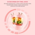 thumbnail image 4 of POINTERTECK Portable Blender, Smoothies Blender, Mini Blender Single Serve 400ml USB Rechargeable Blender, Small Juice Mixer Portable Juicer for Home, Travel & Gym(Pink), 4 of 9