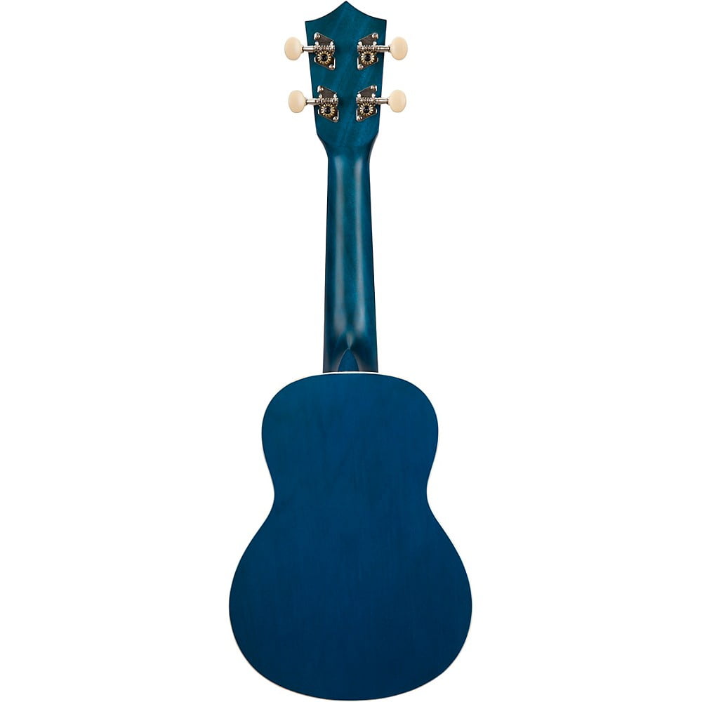 Mitchell MU45F Exotic Soprano Ukulele Flamed Maple Blue
