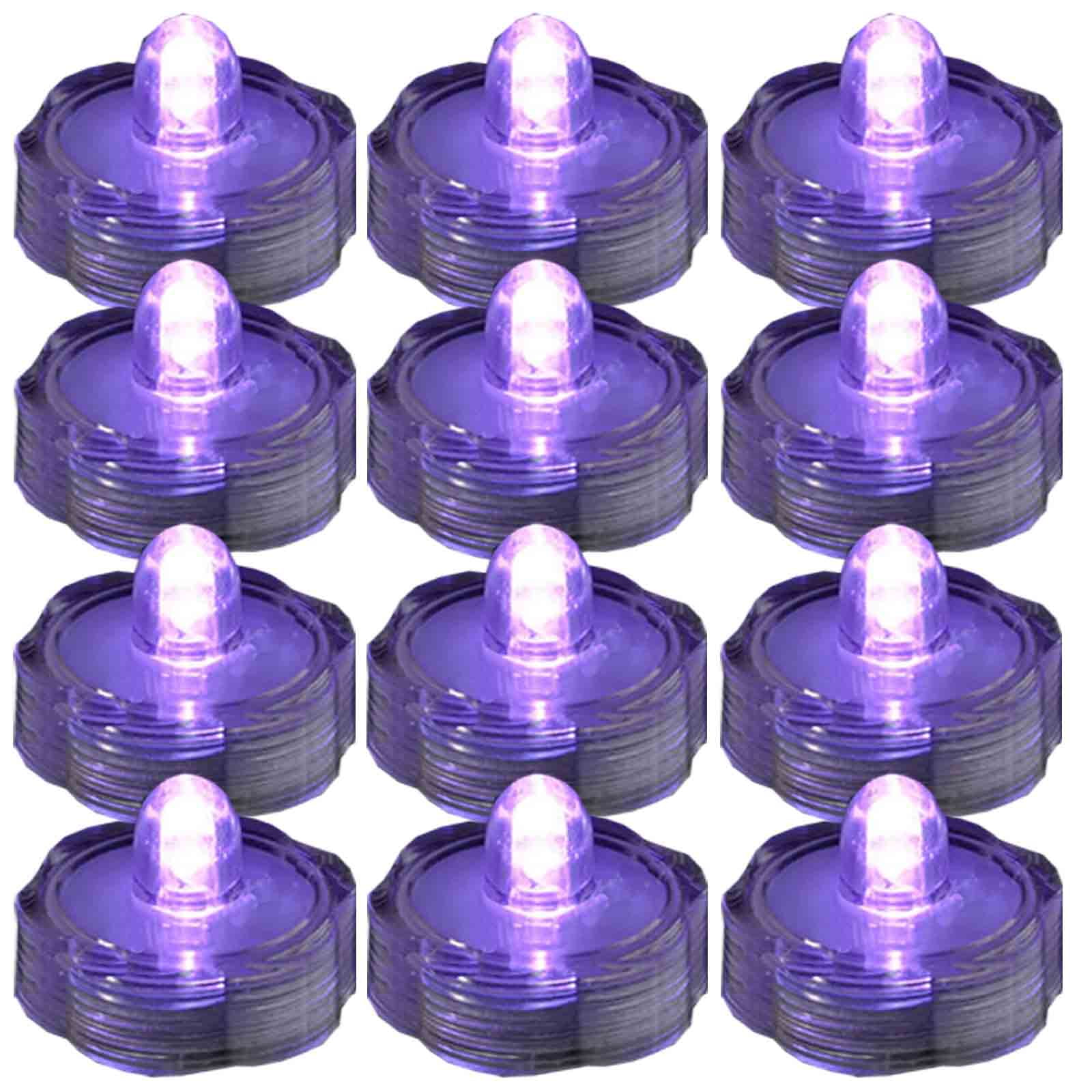 JYtrend Submersible Led Lights, Waterproof Tea Lights for Centerpieces
