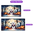 thumbnail image 5 of Happy Halloween Vampire Persian BOO with Pumpkins Fun and Spooky Desk Mat Full Keyboard Mouse Pad Cat Lover Kitten Owner Gifts Large Mousepad - 00018, 5 of 5