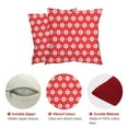 thumbnail image 5 of Zatoumnr Set of 2 Linen Christmas Tree Pattern Pillow Covers, 18x18 Inch, Red Throw Pillows for Winter Decor Christmas Decorations Indoor Outdoor Christmas Gifts for Women Men Family, 5 of 6