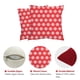 thumbnail image 5 of Fundas de almohada navideñas Fiudx Juego de 2 cojines rojos decorativos de 18x18 pulgadas, 5 of 6