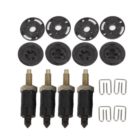 ROCKROK 16Pcs Durable HDI Engine Cover Clip Bolt Bonnet Hood For C4 C5