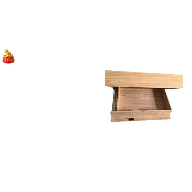 Escultura de escritorio,Estatua de la Cuenca del Tesoro,regalo de cumpleaños de Feng Shui,Estante flotante,Estante flotante moderno y rústico para organizar apartamentos.,Cajón de pared