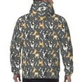 thumbnail image 7 of Salouo Bulldog Print Pattern Men's Fall Hoodie Sweatshirt,Sport Hoodie with Pockets for Men Pullover Casual Hooded Sweatshirt-4X-Large, 7 of 7