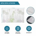 thumbnail image 6 of Coastal Sage Green Placemats Set of 8, Ocean Coral Starfish Jellyfish Placemats for Dining Table, Place Mats for Kitchen Tabletop, Waterproof Wipeable Dining Table Mats Set, 6 of 9