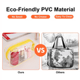 thumbnail image 4 of Paquete de bolsas de aseo para , bolsas de plástico con cremallera, bolsa de cosméticos portátil para mujeres y hombres, viajes, vacaciones Ormromra CPB-DE-WX415-5, 4 of 6