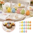 thumbnail image 1 of Décoration 22 Œufs de Pâques Œufs Tachetés Œufs Mous Tachetés comme Remplissage pour Style Rural Pâques et Fêtes Œufs de Pâques pour Décoration Saisonnière, 1 of 8
