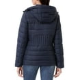 thumbnail image 6 of Women's Hooded Puffer Jacket Lightweight Warm Puffy Quilted Winter Coat Waterpoof Jackets for Cold Weather, Navy XL, 6 of 8