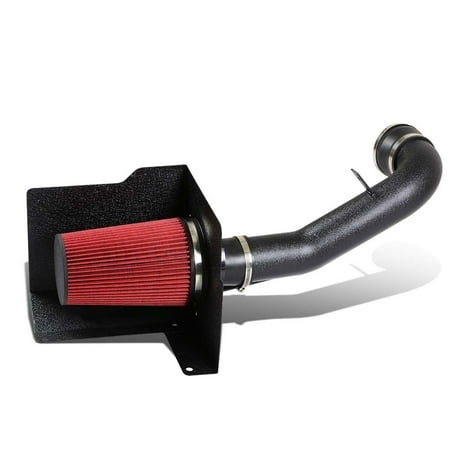 For 07-08 Chevy Silverado/GMC Sierra GMT900 Black Coild Air Intake+Heat Shield+Filter