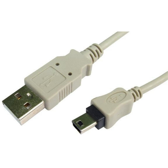 PRO SIGNAL - 2m Grey A Plug to Mini B Plug USB 2.0 Lead