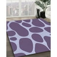 thumbnail image 3 of Ahgly Company Machine Washable Indoor Square Transitional Purple Jam Purple Area Rugs, 4' Square, 3 of 7