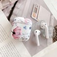 thumbnail image 2 of Compatible con AirPods 1 y 2 Funda para Mujeres y Niñas, Lindo Patrón Floral Carcasa Dura Protectora a Prueba de Golpes para AirPods 1 y 2 - Flor Rosa, 2 of 4