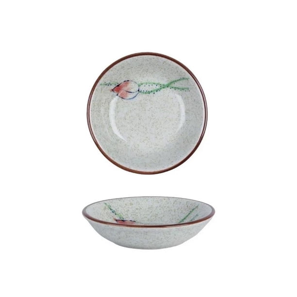 Cuencos for salsa de soja, plato pequeño redondo de cerámica, plato for salsa, cuencos pequeños, guarnición