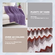 Mary Maxim Maximum Value Acrylic Cream Yarn for Crocheting, Knitting 474 Yds, Aran