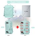thumbnail image 3 of Mochila de viaje Hanples extra grande 40L impermeable para mujer, 3 of 8