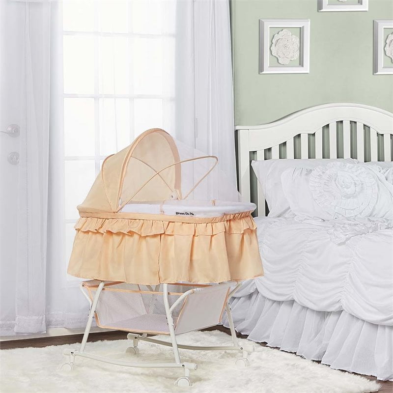 yellow bassinet