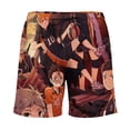 thumbnail image 3 of Haikyu!! Mens Board Shorts Summer Swim Trunks Quick Dry Beach Swimwear Bathing Suit Swim Shorts with Compression Liner And Pockets, 3 of 7