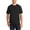 Black, variant on Just Blanks Wash Garment-Dyed Tee Double Needle Seamless Crewneck, Neon Orange, 4XL