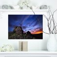 thumbnail image 1 of Summer Night Blue Sky - Landscape Photography Canvas Art Print, 1 of 3
