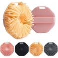 thumbnail image 2 of Silicone Body Scrubber with Handles - Non-Slip Exfoliating Brush for All Skin Types(Black), 2 of 4