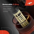 thumbnail image 4 of A-Premium Oil Filter Housing Cap Assembly Compatible with Dodge Sprinter 2500 3500 2003-2006 & Freightliner Sprinter 2500 3500 2002-2006, 2.7L, 4 of 6