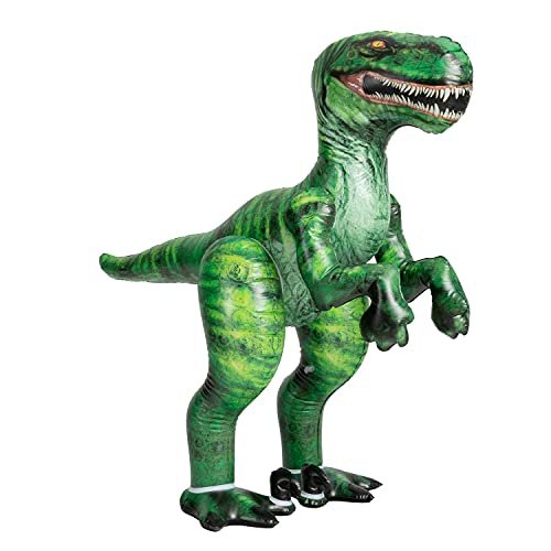 JOYIN Juguete Dinosaurio Inflable de 60”, Juguete Raptor Verde Gigante para Decoraciones d JOYIN JOYIN