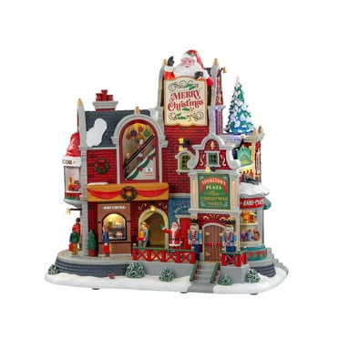 Lemax Village Collection Tinseltown Plaza, with 4.5V Adaptor #05700