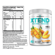 XTEND EAA Post-Workout Powder, for Muscle Recovery, Sugar-Free, Mango, 40 Servings