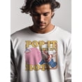 thumbnail image 2 of Officially Licensed Dubble Bubble Pop It Like It's Hot Bubble Gum Men's Sweatshirt, 2 of 3