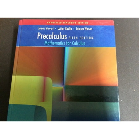Pre-Owned Precalculus Fifth Edition Mathematics for Calculus Annotated Teachers Edition
