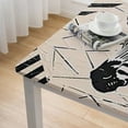 thumbnail image 5 of BANET  Designer Brown Tablecloth for Square Tables,Luxury Velvet Wrinkle Free with Animal Print Pattern Tablecloths,Decorative Table Cover Cloth for Kitchen Dining Room white, 5 of 8