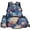 Spiral Galaxy Cosmic, variant on Yspwyqan Fire White Wolf 4Pcs Kids Backpack Set with Lunch Box Pencil Case Water Bottle, Lightweight Large Capacity Boys Backpack Set for Elementary School