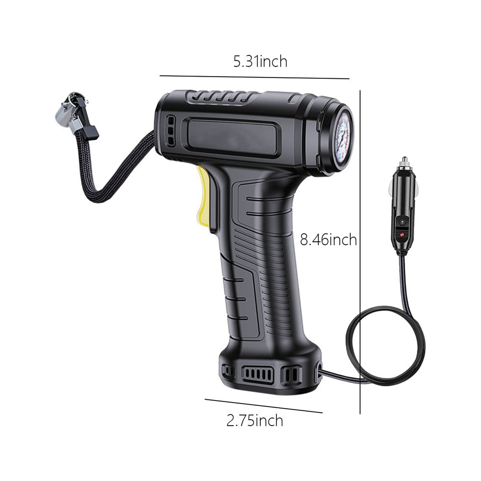 Car Tire Air Pump Inflator Compressor Digital Electric Auto Portable