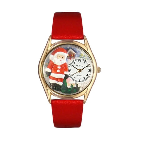 Christmas Santa Claus Watch Small GoldStyle