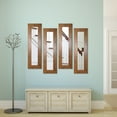 thumbnail image 5 of Rayne Mirrors Molly Dawn Rectangular Walnut Wall Mirror, 5 of 9