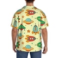 thumbnail image 3 of Kdxio Men's Hawaiian Shirt for Men Short Sleeve Shirt Colorful Outer Space Summer Casual Holiday Beach Button Down T-Shirts, 3 of 5