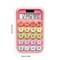 thumbnail image 3 of YIMWNYI 10-Digit Desk Calculator with Large LCD Display, Solar and Battery Powered, Colorful Buttons, Ergonomic Keyboard, Office Home Use, Durable Design, Easy to Read, 3 of 6