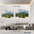 thumbnail image 4 of Elephant Stock Majestic Blue Ridge Mountains Wall Art - Horizontal Multi Panel Canvas - Living Room Wall Decor - Nature Multi Panel - Green And Gray Decor - 75" x 48", 4 of 8