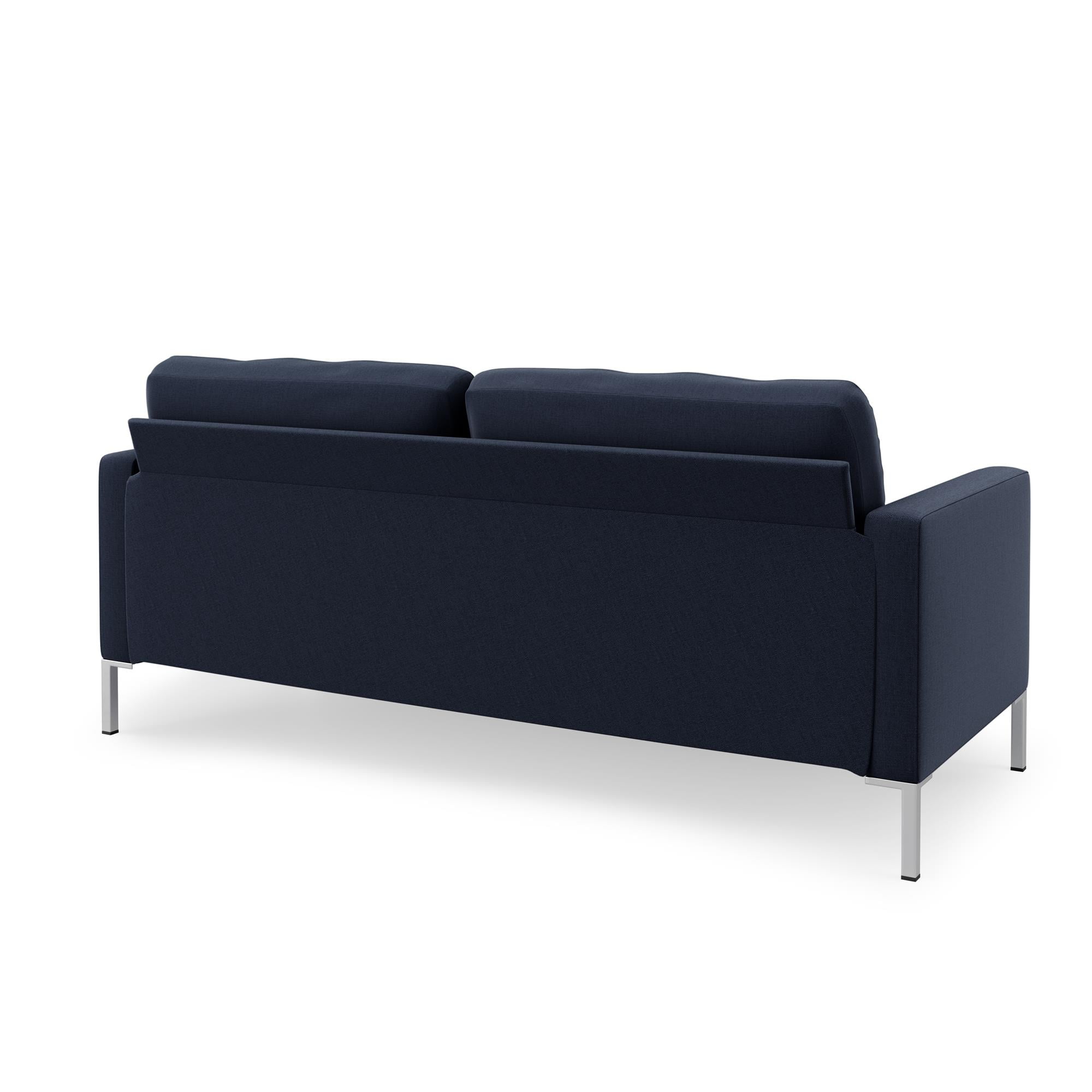 1/26迄 rikoao sofa navy Ktaxon 3 Seat Mid Century Modern Linen Sofa, Navy Blue with
