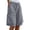 Gray, variant on Womens Plus Size Cargo Shorts Casual Drawstring Multi-Pocket Summer Outdoor Shorts