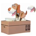 thumbnail image 3 of Dog Piggy Bank, Cute Puppy Shape Design Cartoon Piggy Bank Attractive Stimulate Saving Money Coin Saving Box Anti Aging and Long Time Use Dog Coin Bank, 3 of 8