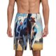thumbnail image 1 of Fotbe Colorful Cow Pasture Pantalones Cortos de Pijama para Hombre, Ropa de Dormir, Pantalones de Pijama Cortos para Hombre-XX-Large, 1 of 6
