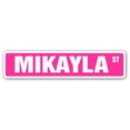 thumbnail image 1 of SignMission SS-MIKAYLA 4 x 18 in. Childrens Name Room Street Sign - Mikayla, 1 of 1
