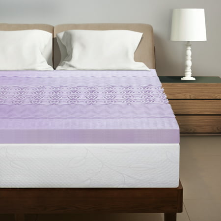 Best Price Mattress 3 Inch 5 Zone Topper with Lavender